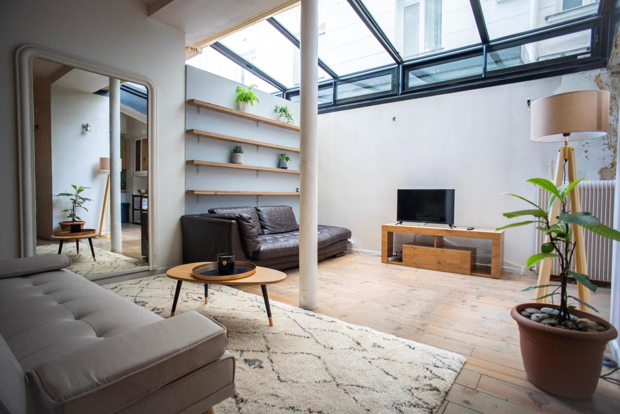 Апартаменты Loft Branche Dans Le Quartier Le Plus Tendance De Париж Экстерьер фото
