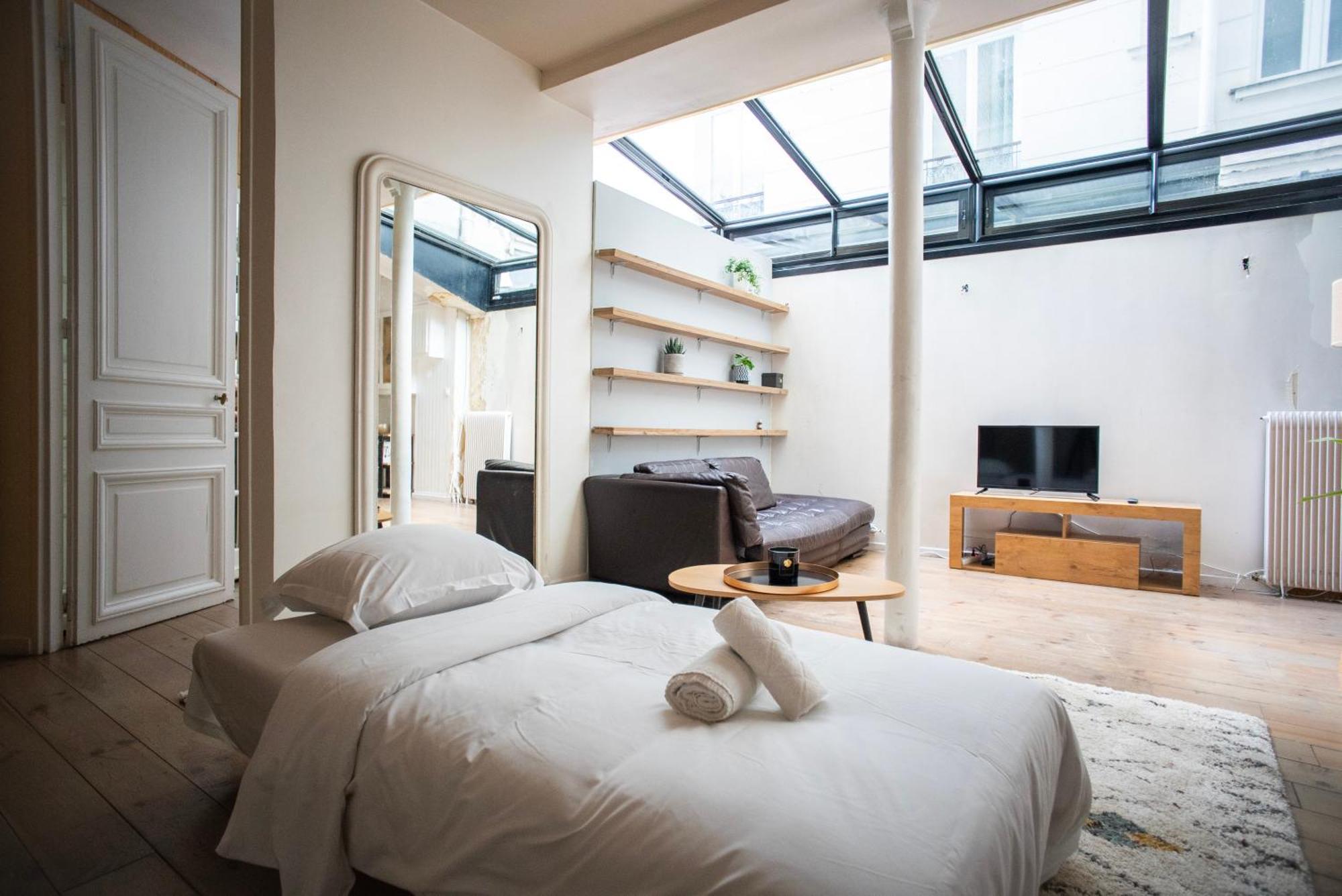 Апартаменты Loft Branche Dans Le Quartier Le Plus Tendance De Париж Экстерьер фото